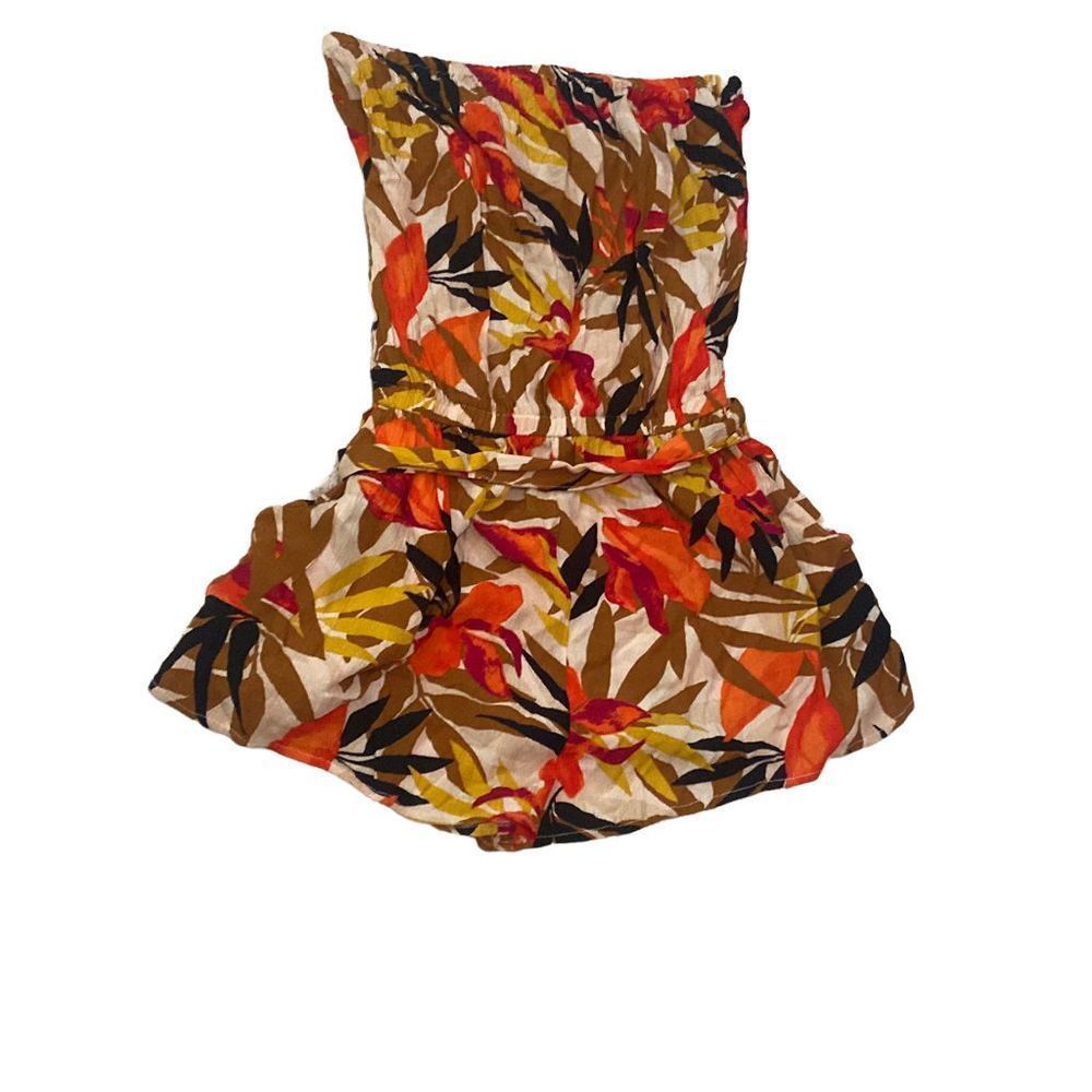 Billabong Multicolor Strapless Romper